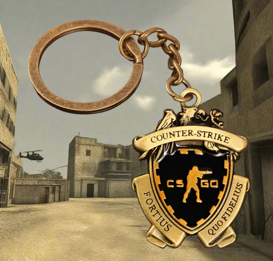 Counter Strike Shield Key Ring