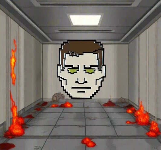 Doom guy Pin Badge